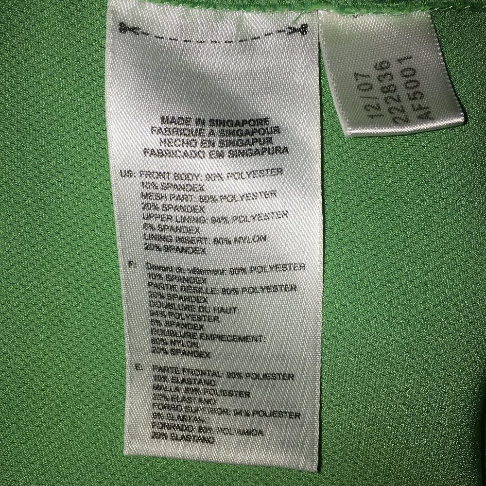 Adidas Womens XXS Green & White Clima365 Racerback ClimaCool Pullover Tank Top - Picture 8 of 9